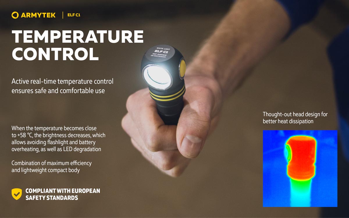 Armytek Elf C1 EDC Rechargeable LED Torch