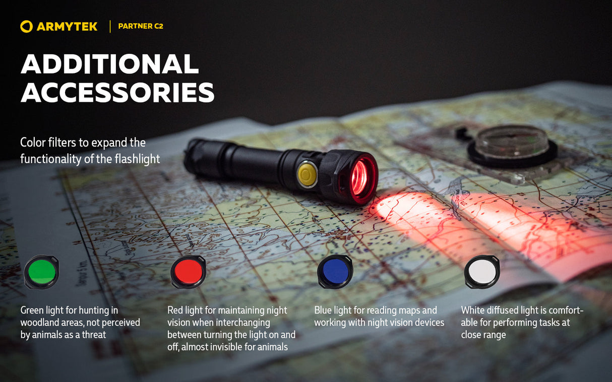 Armytek Partner C2 EDC Rechargeable LED Torch
