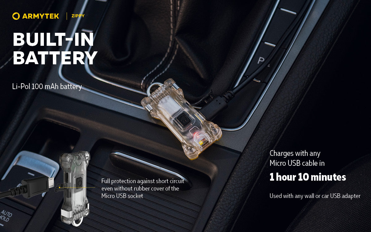 Armytek Zippy LED Key Ring Torch