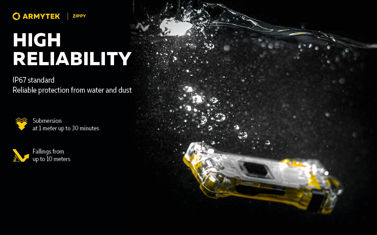 Armytek Zippy LED Key Ring Torch