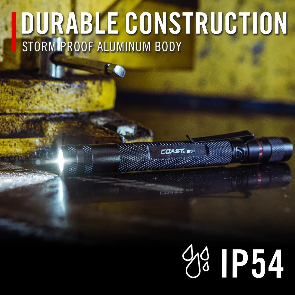 Coast HP3R Rechargeable Dual Power LED Torch