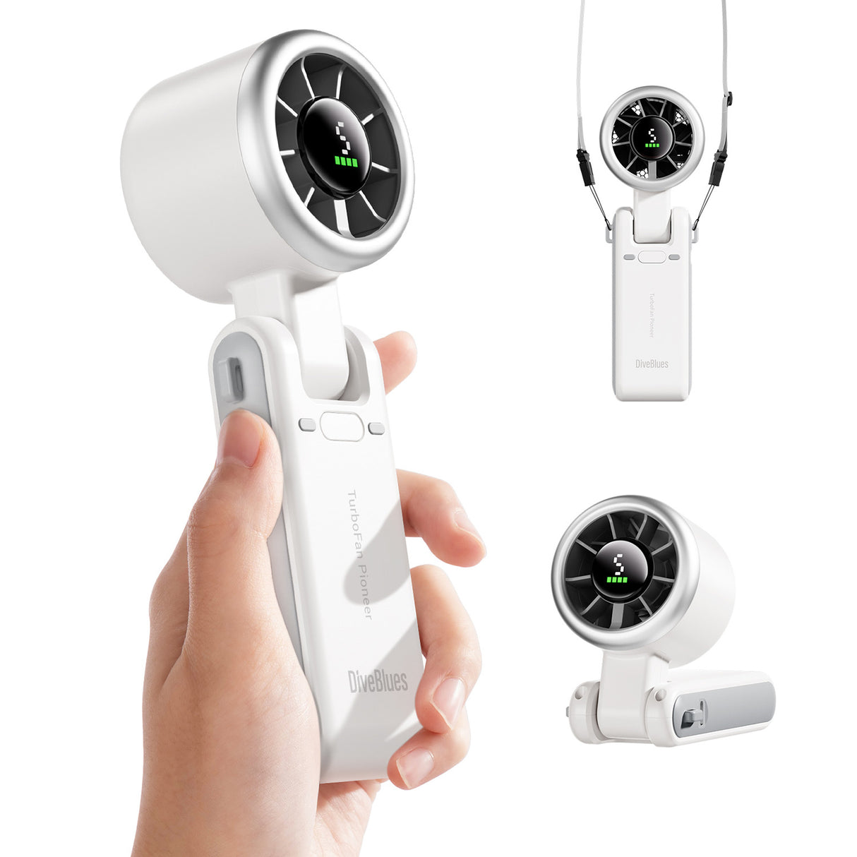 DiveBlues JetForce Portable Handheld Turbo Fan