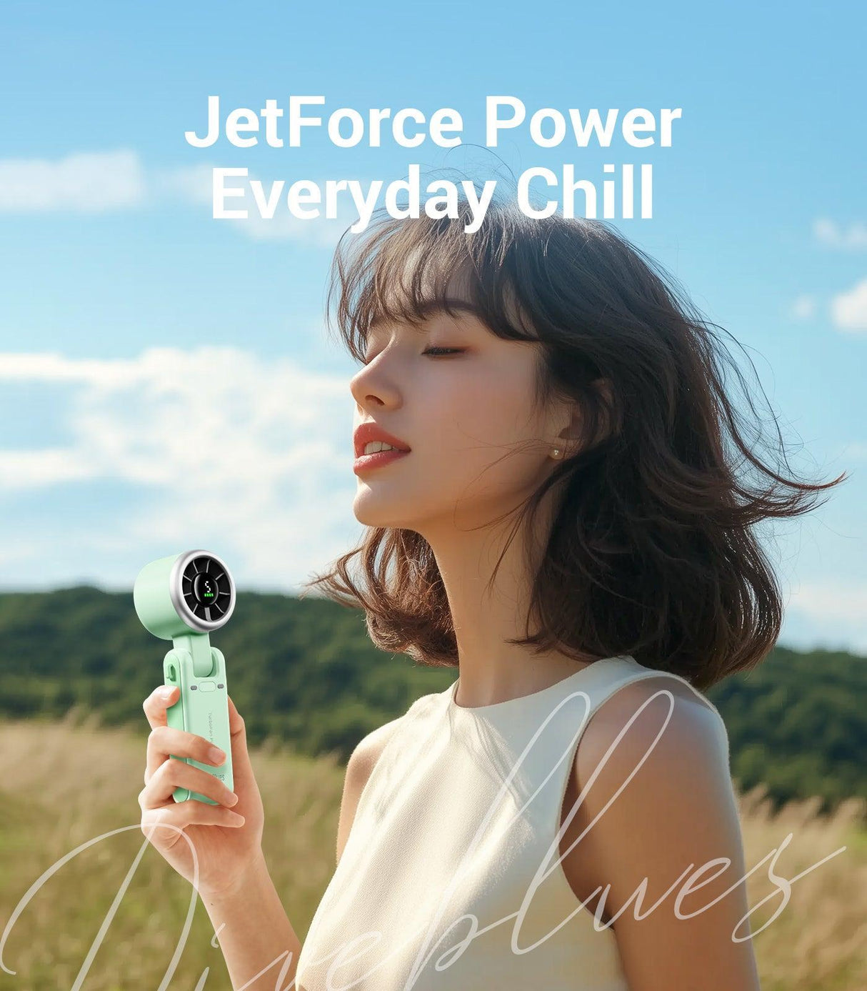 DiveBlues JetForce Portable Handheld Turbo Fan