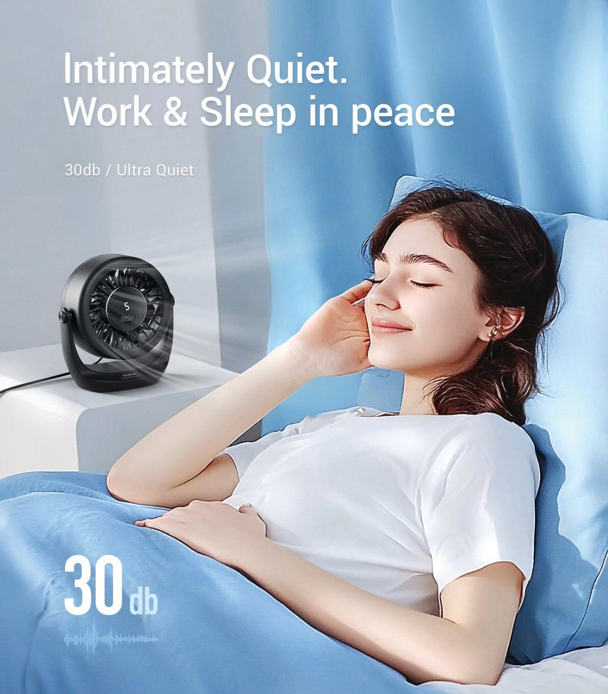 DiveBlues TurboBreeze USB Desk Turbo Fan