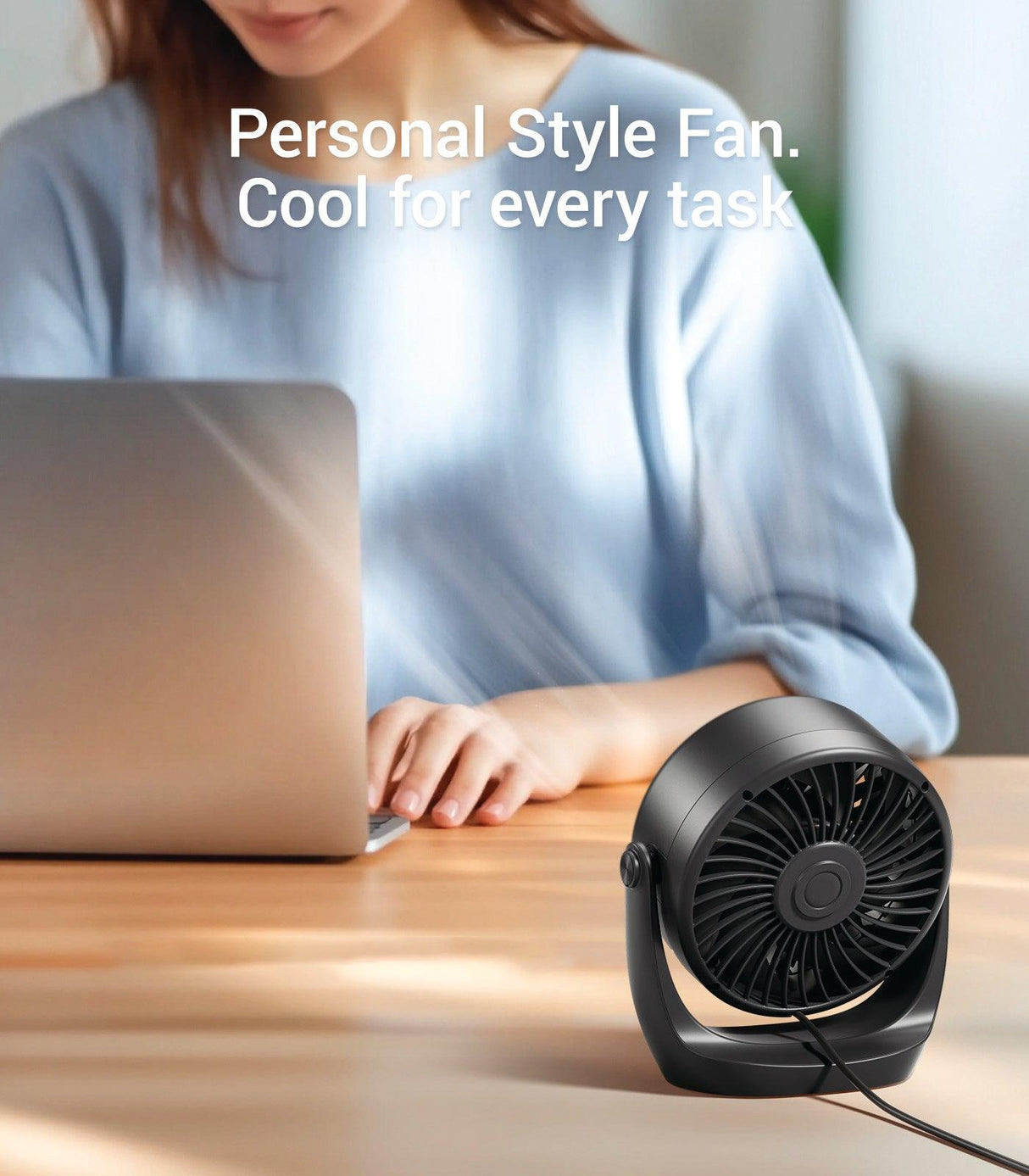 DiveBlues TurboBreeze USB Desk Turbo Fan