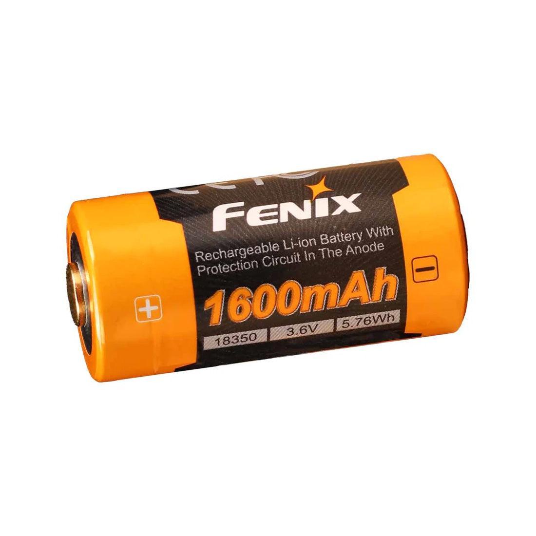 Fenix 18350 3.6 V, 1600 mAh Li-ion Protected Battery