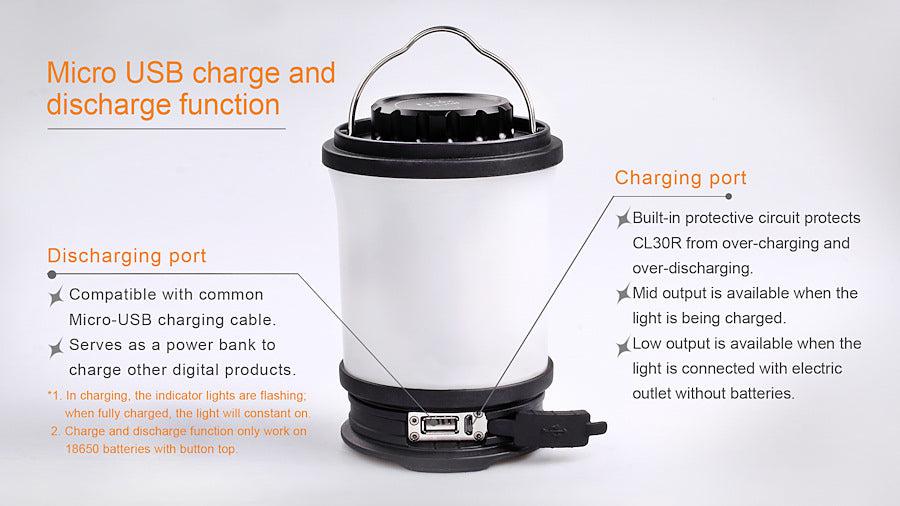 Fenix CL30R Rechargeable LED Camping Lantern