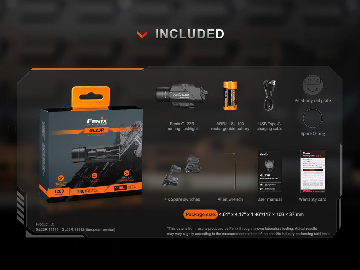 Fenix GL23R Tactical Rail Light