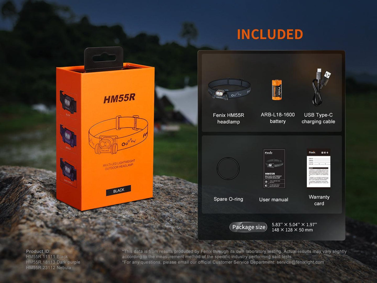 Fenix HM55R Rechargeable LED Head Torch