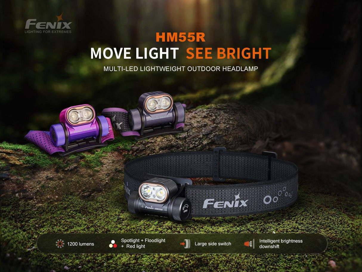 Fenix HM55R Rechargeable LED Head Torch
