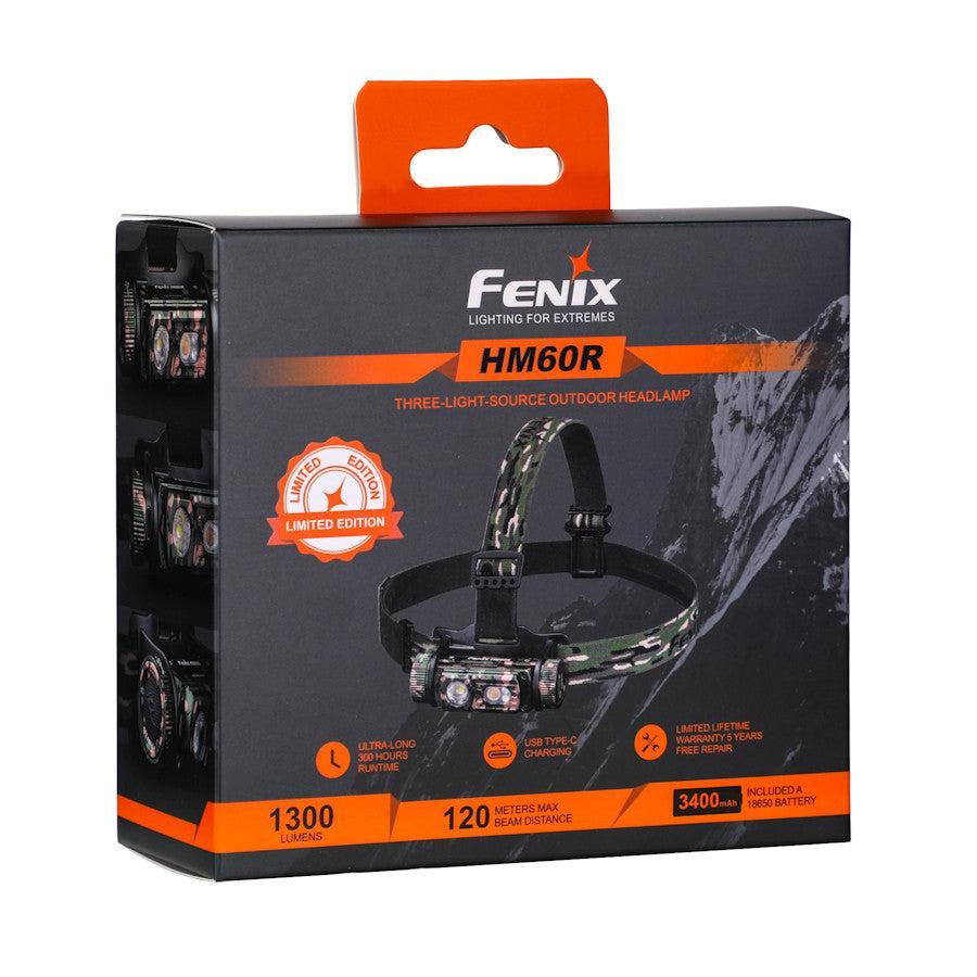 Fenix HM60R Camo Rechargeable LED Head Torch