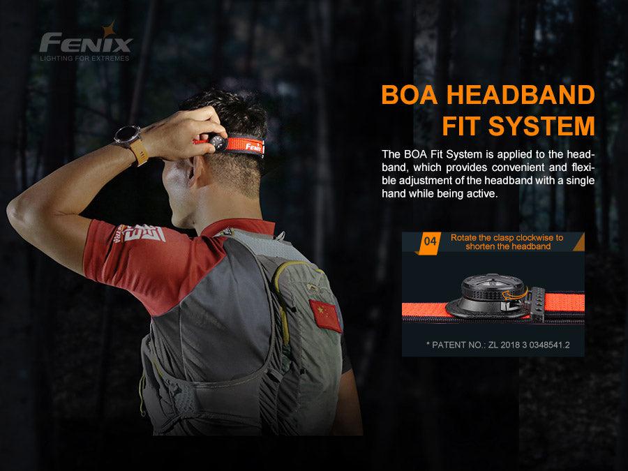 Fenix HM65R-T Trail Running Rechargeable LED Head Torch
