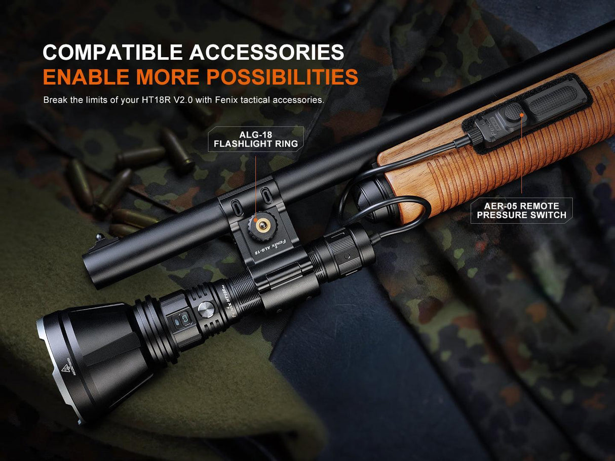 Fenix HT18R V2.0 Long Range LED Hunting Torch