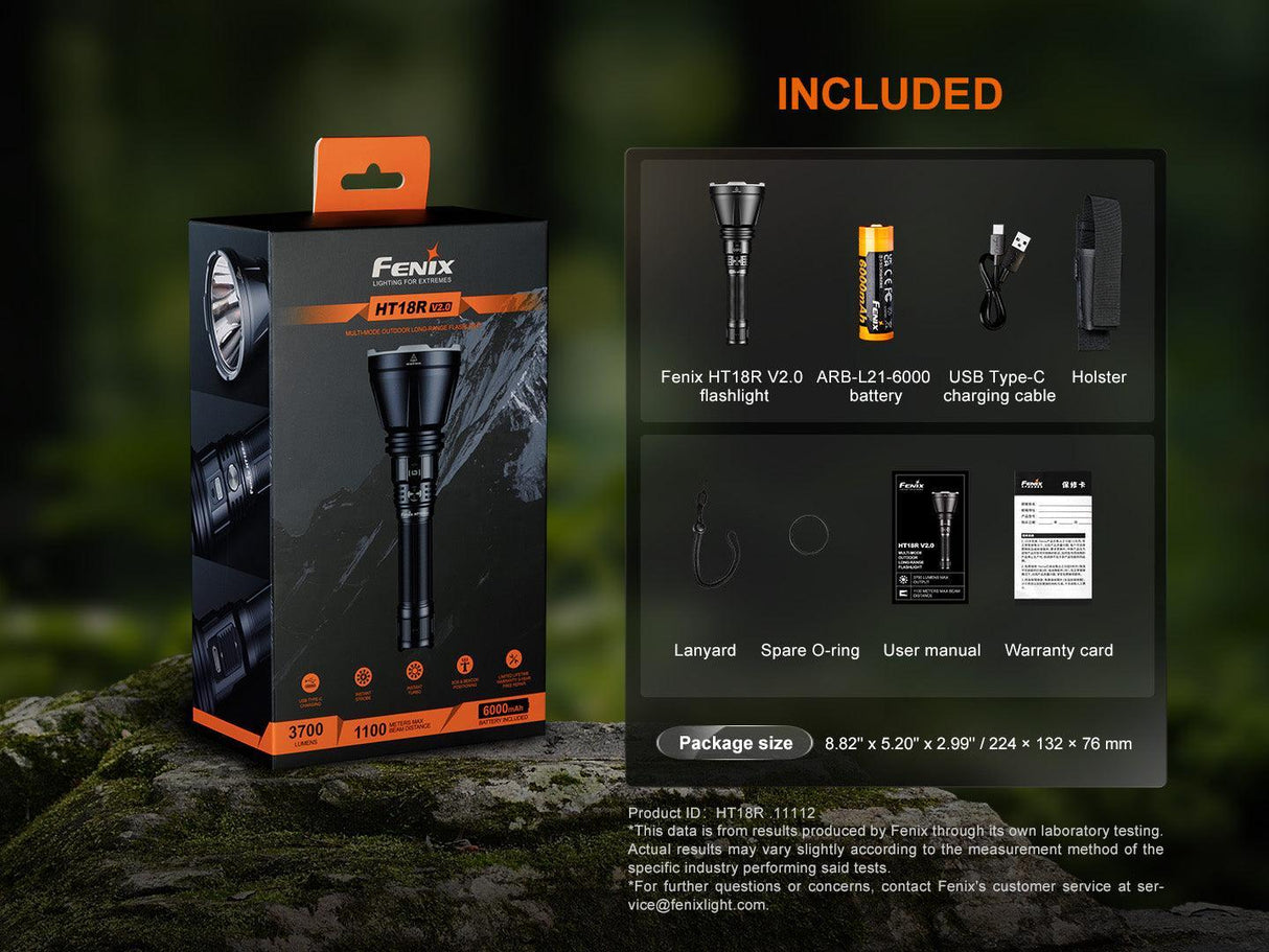 Fenix HT18R V2.0 Long Range LED Hunting Torch