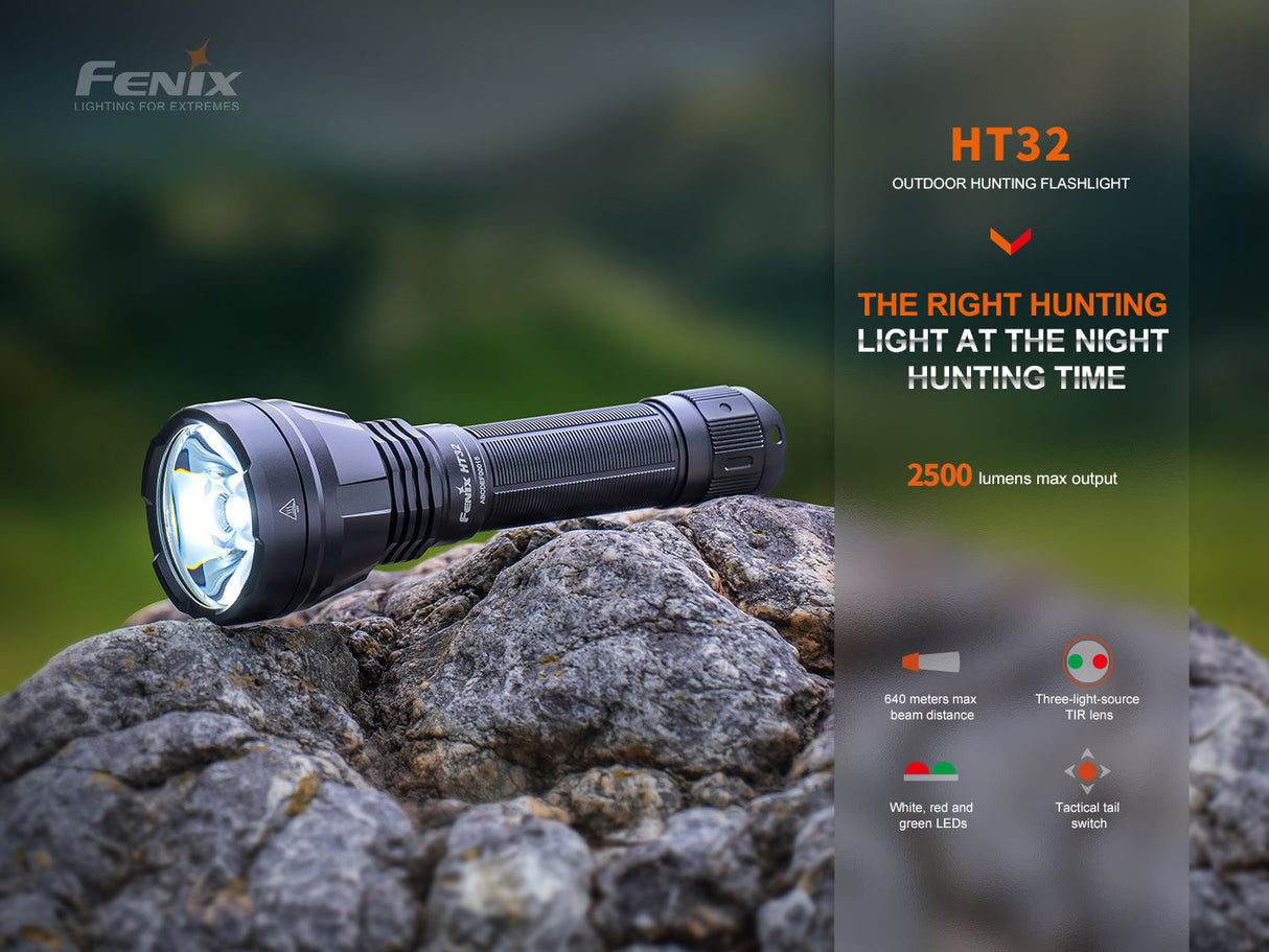 Fenix HT32 Tri Colour LED Torch