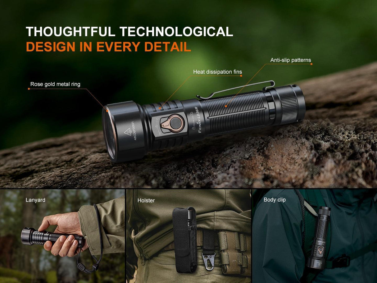 Fenix LD36R Multi-Colour Rechargeable LED Torch