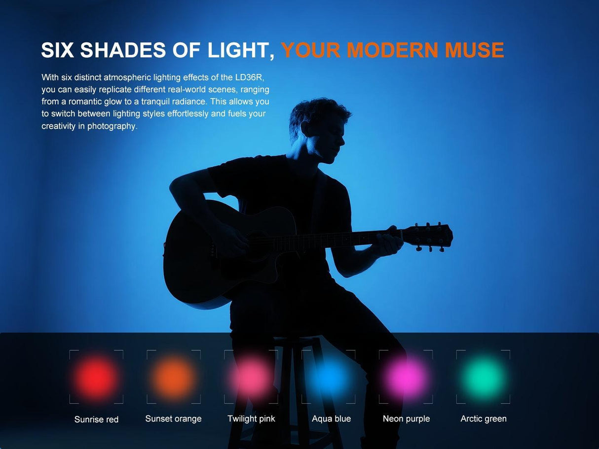 Fenix LD36R Multi-Colour Rechargeable LED Torch