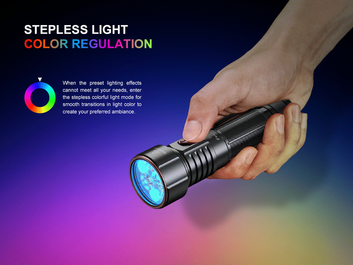 Fenix LD36R Multi-Colour Rechargeable LED Torch