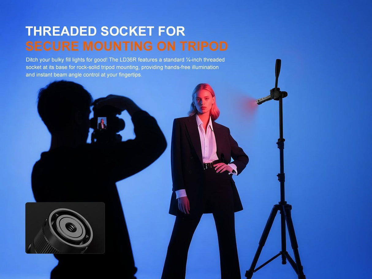 Fenix LD36R Multi-Colour Rechargeable LED Torch