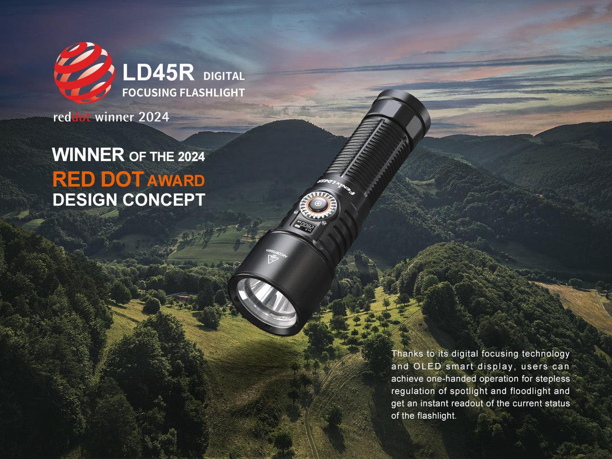 Fenix LD45R Digital Focusing Rechargeable LED Torch