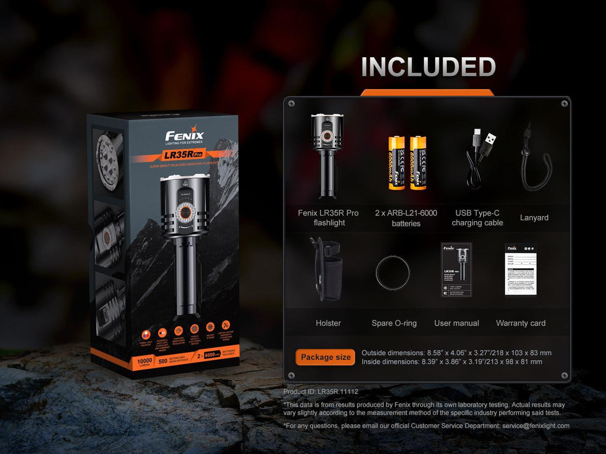 Fenix LR35R Pro Rechargeable Searchlight