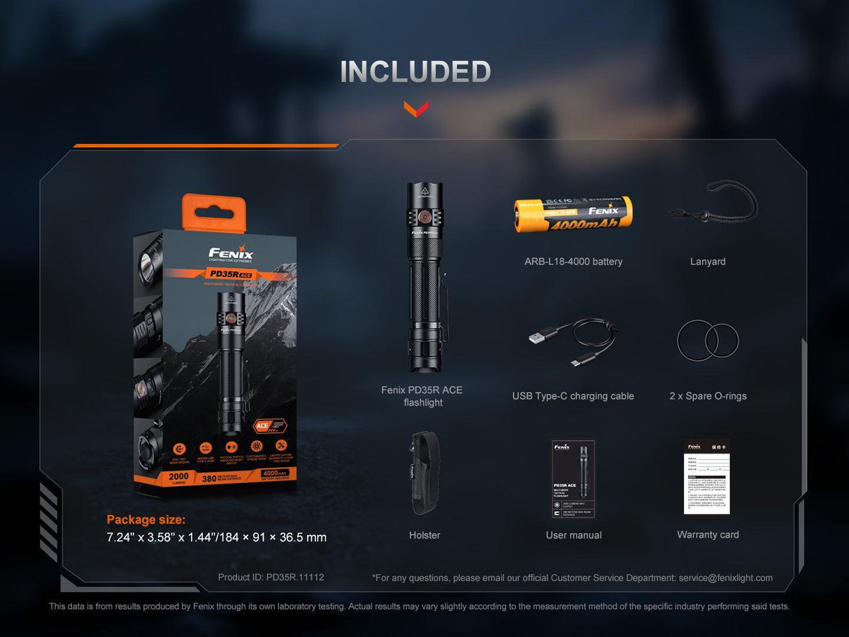 Fenix PD35R ACE Tactical LED Torch