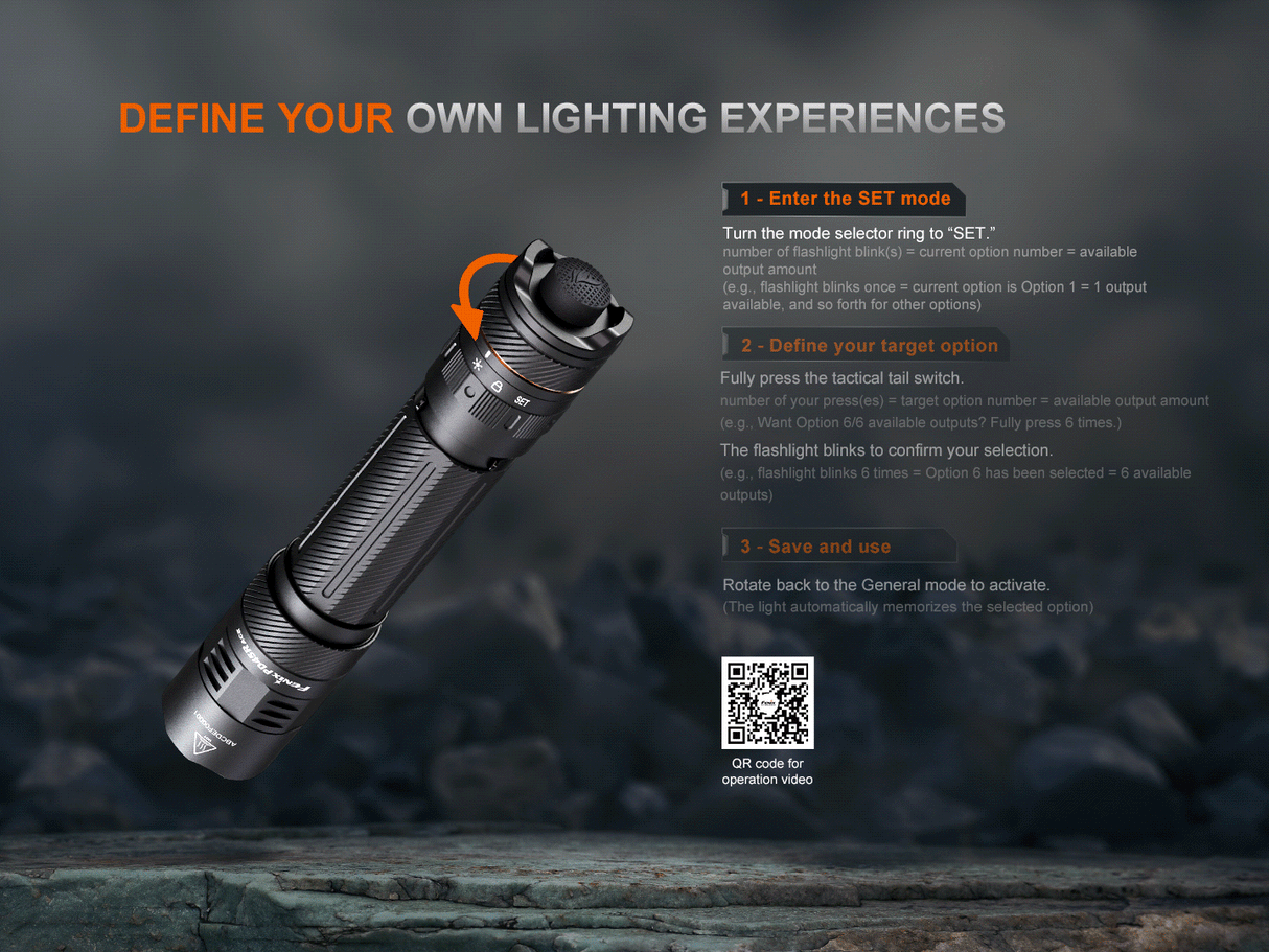 Fenix PD45R ACE Rechargeable LED Torch