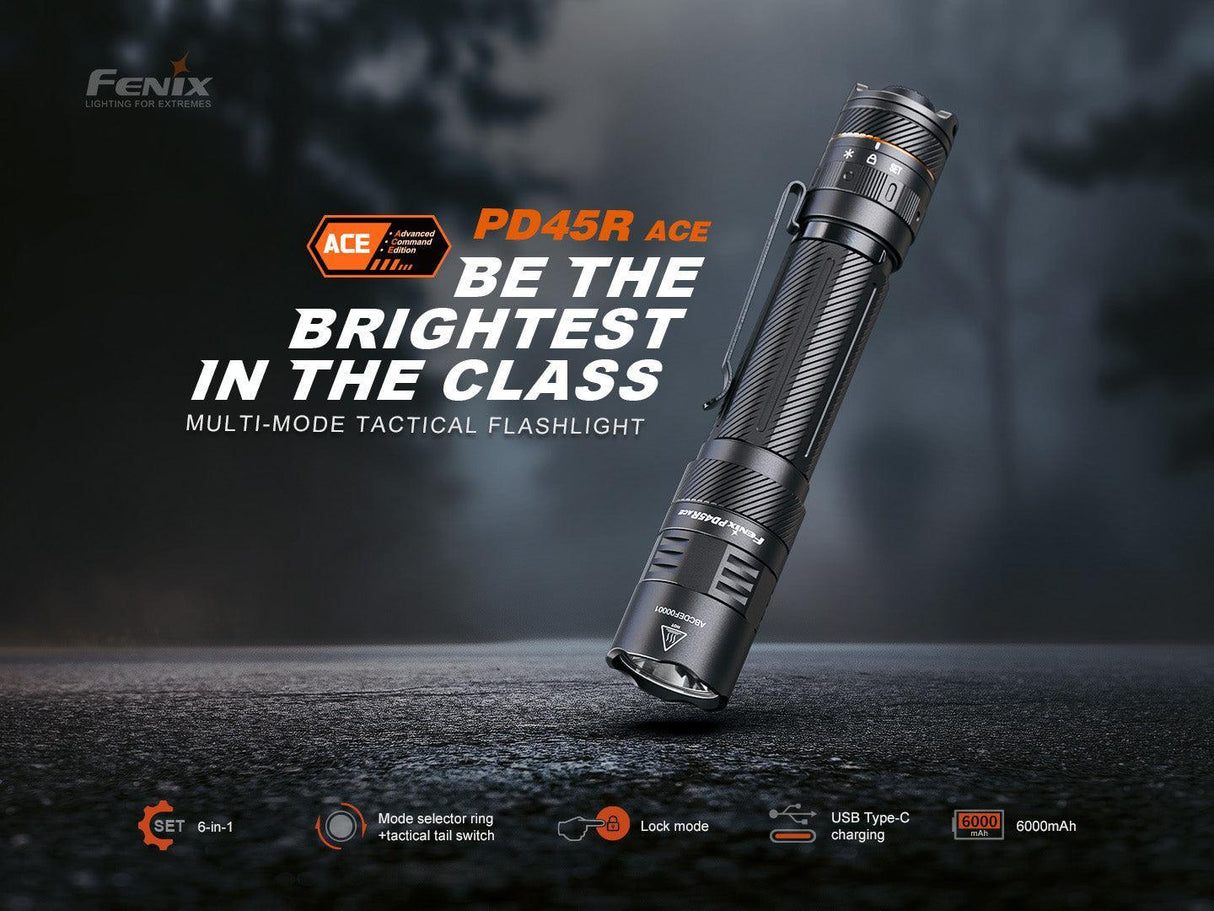 Fenix PD45R ACE Rechargeable LED Torch