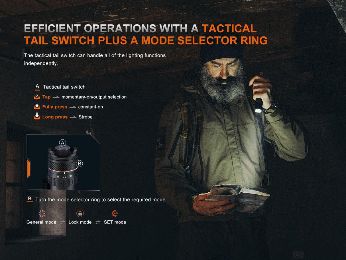 Fenix PD45R ACE Rechargeable LED Torch