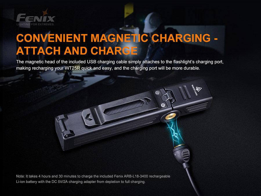 Fenix WT25R Multi Angle Rechargeable LED Torch