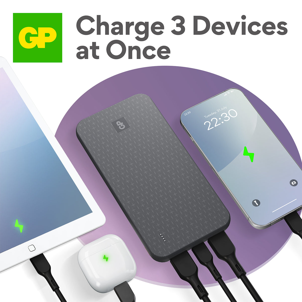 GP B+ Series B10B 10000 mAh Power Bank