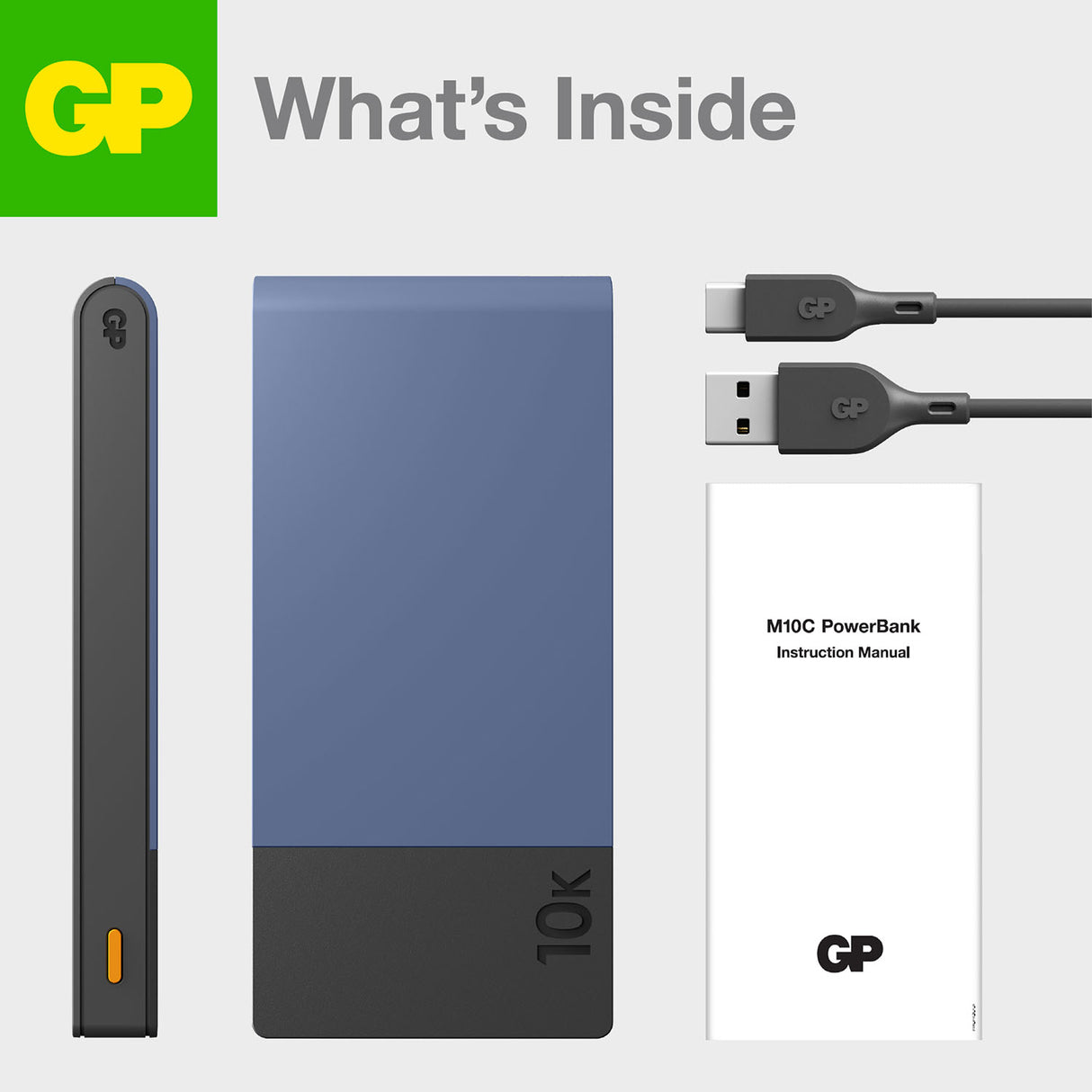 GP M2+ Series M10C 10000 mAh Power Bank