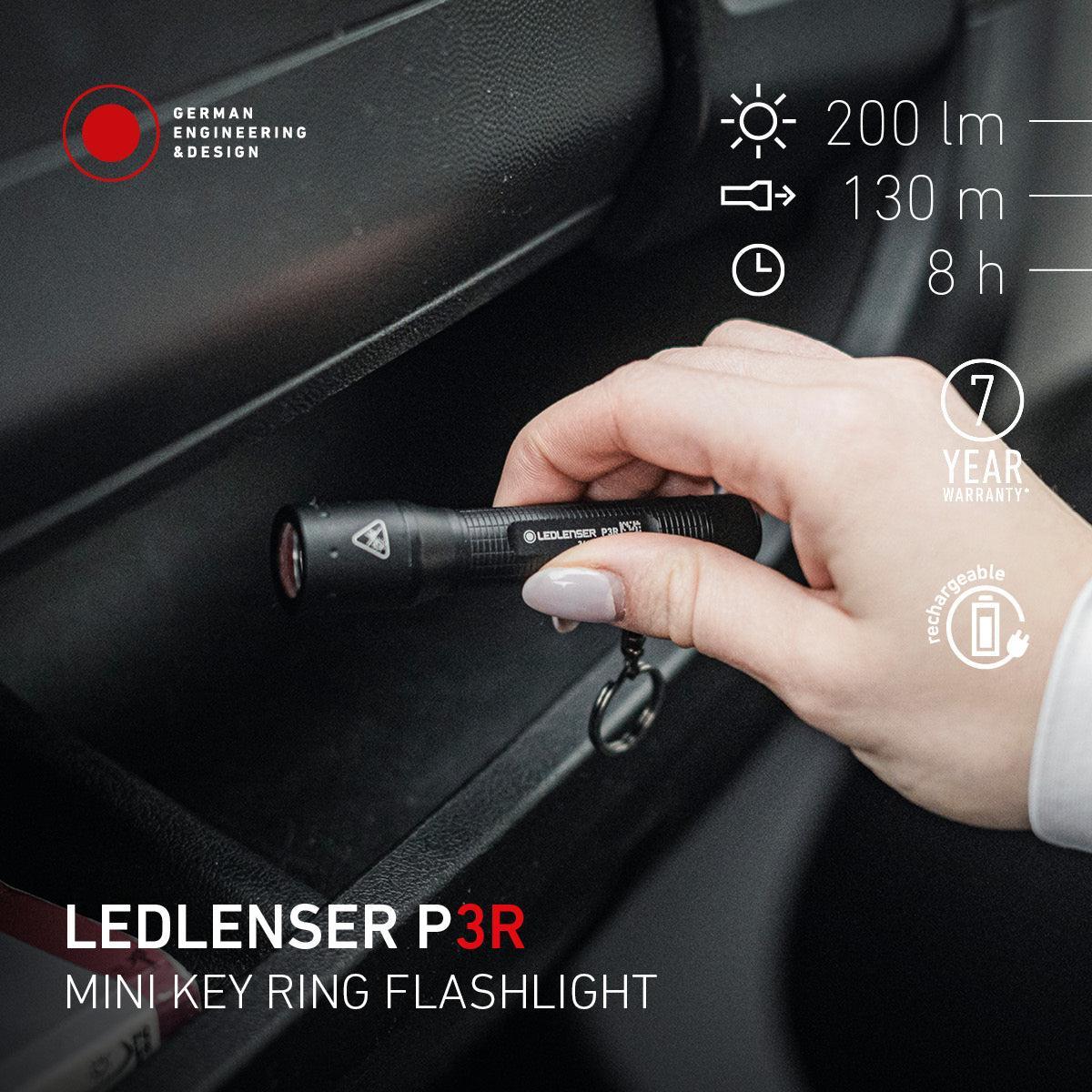 Ledlenser P3R LED Torch With USB-C Rechargeable Battery (2025 P-SERIES)