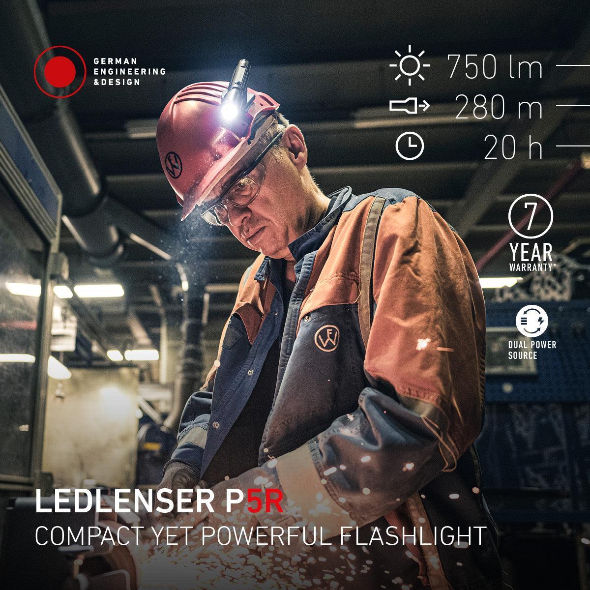 Ledlenser P5R Rechargeable LED Torch (2025 P-SERIES)