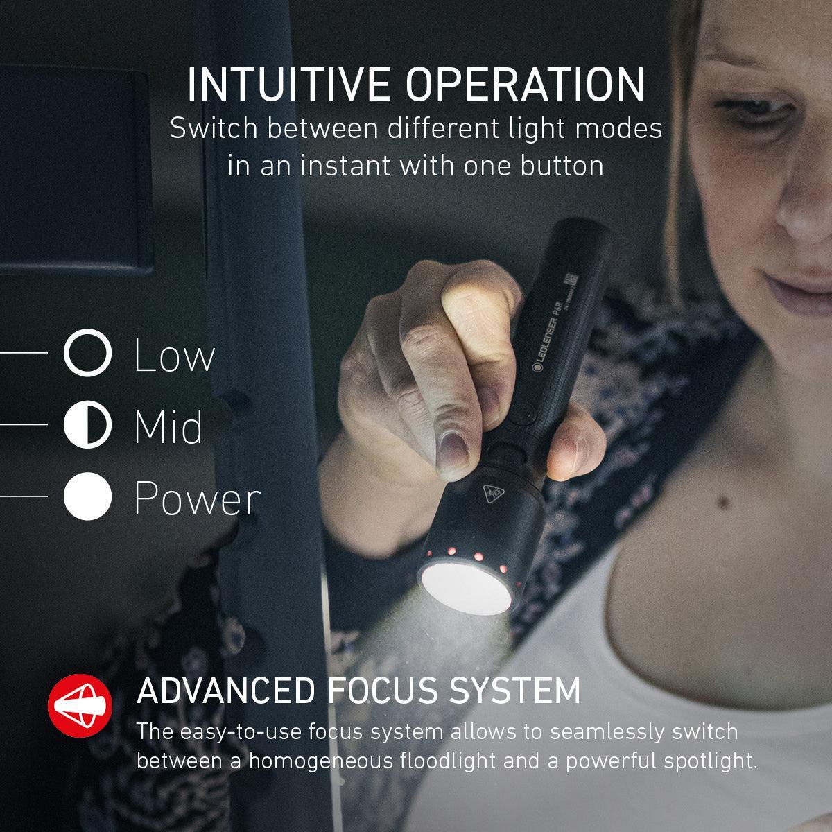 Ledlenser P6R Rechargeable LED Torch (2025 P-SERIES)