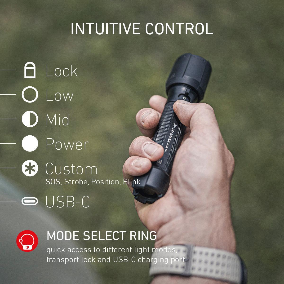 Ledlenser P7R Pro Rechargeable LED Torch (2025 P-SERIES)