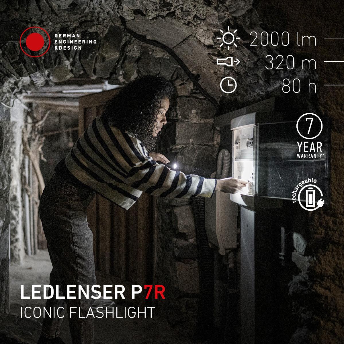 Ledlenser P7R Rechargeable LED Torch (2025 P-SERIES)