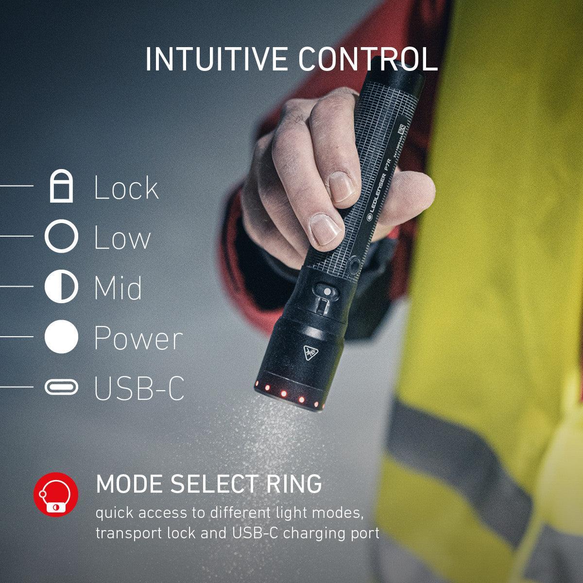 Ledlenser P7R Rechargeable LED Torch (2025 P-SERIES)