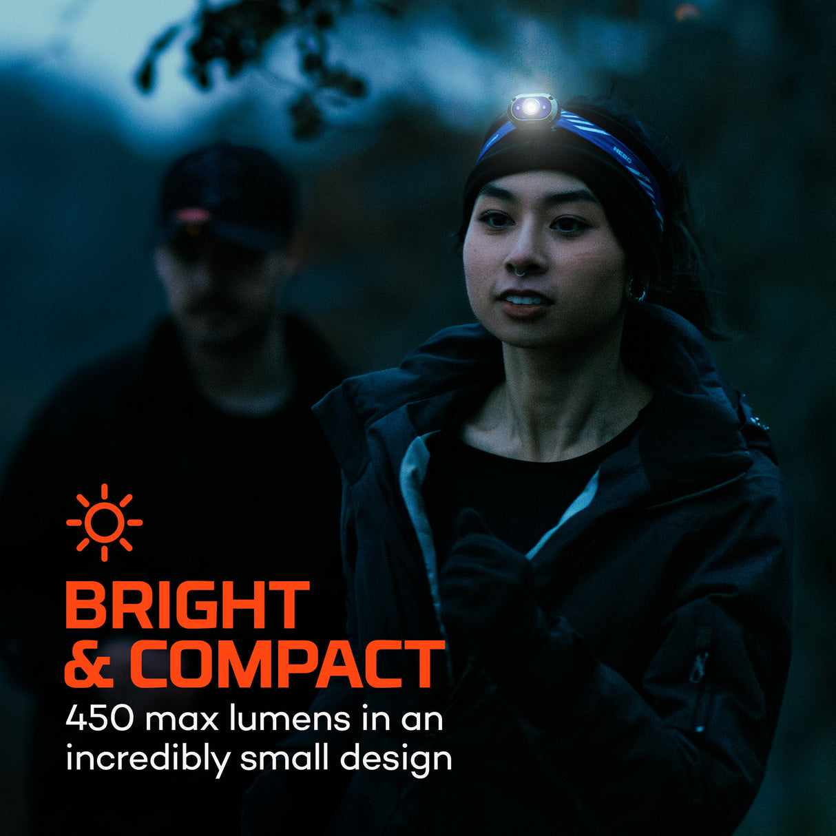 NEBO Mycro 450 Head Torch and Cap Light