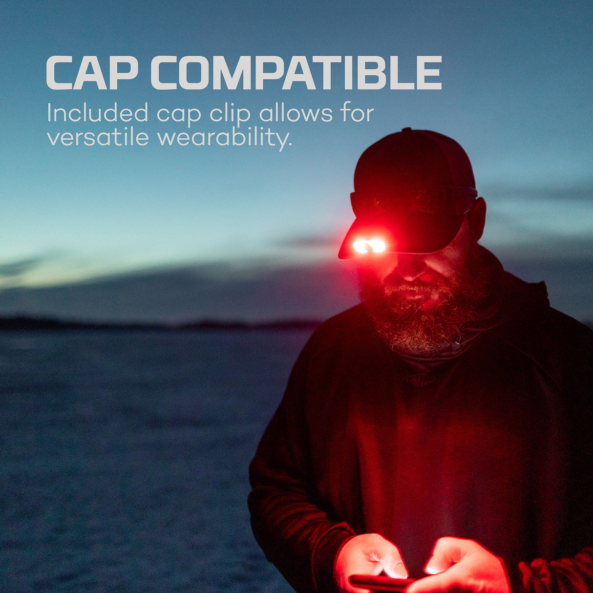 NEBO Mycro 500+ Black Line Rechargeable LED Head Torch