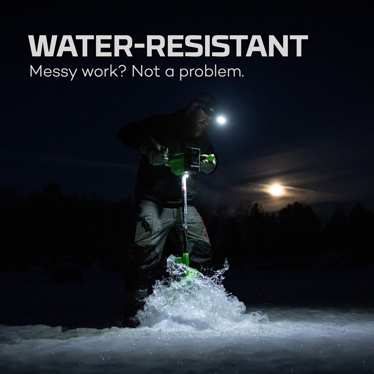 NEBO Mycro 500+ Black Line Rechargeable LED Head Torch