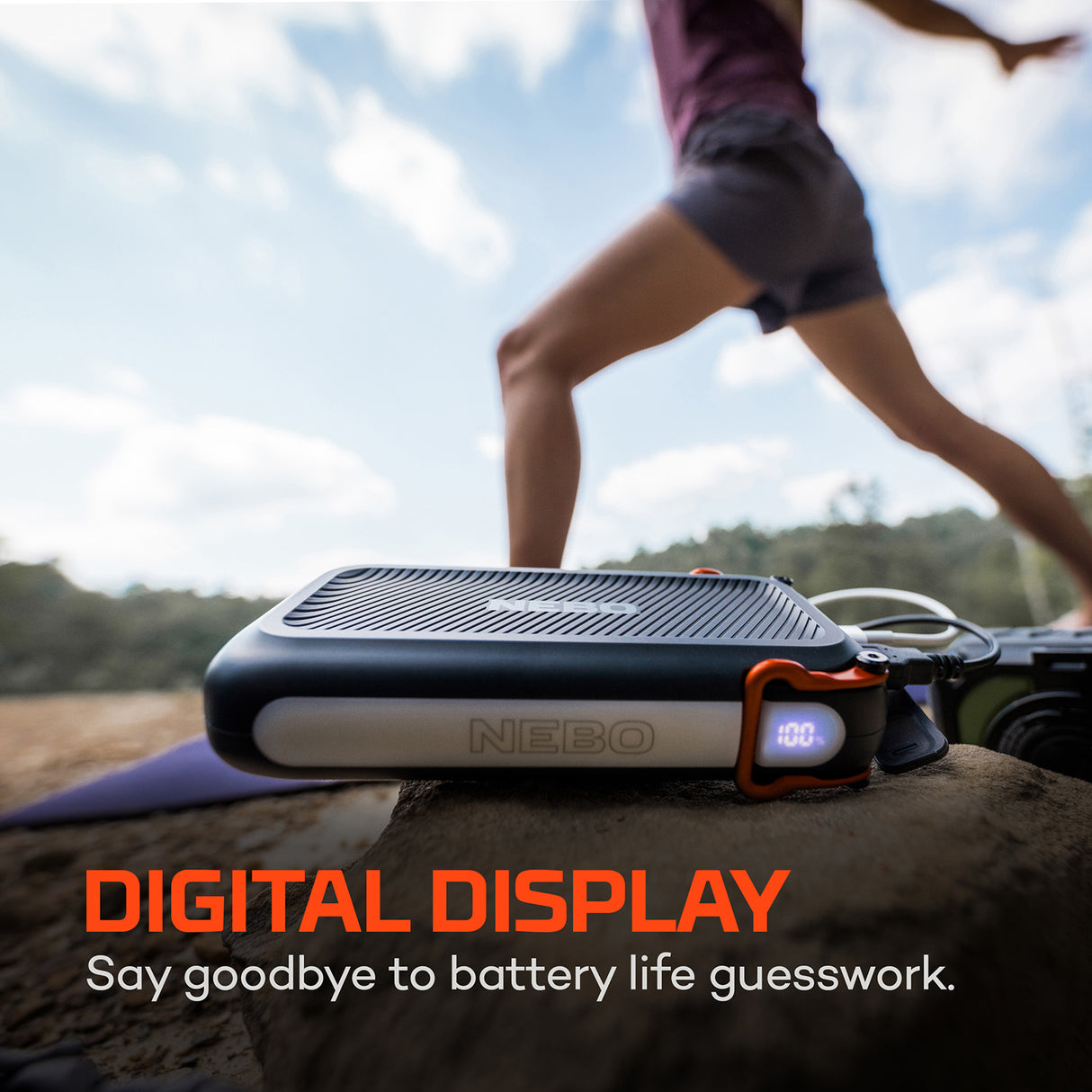 NEBO Rambler 20K 20000 mAh Power Bank + Light