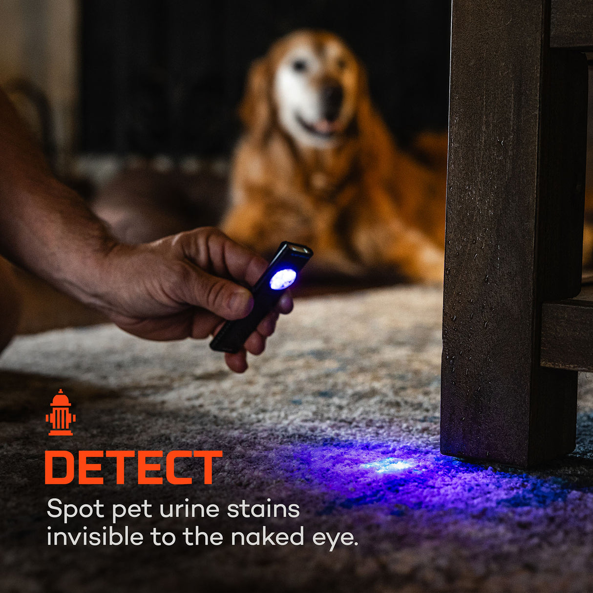 NEBO Slim Mini UV & White Light Rechargeable LED Pocket Work Light