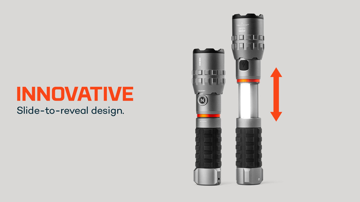 NEBO Slyde King 4K Rechargeable LED Torch & Work Light