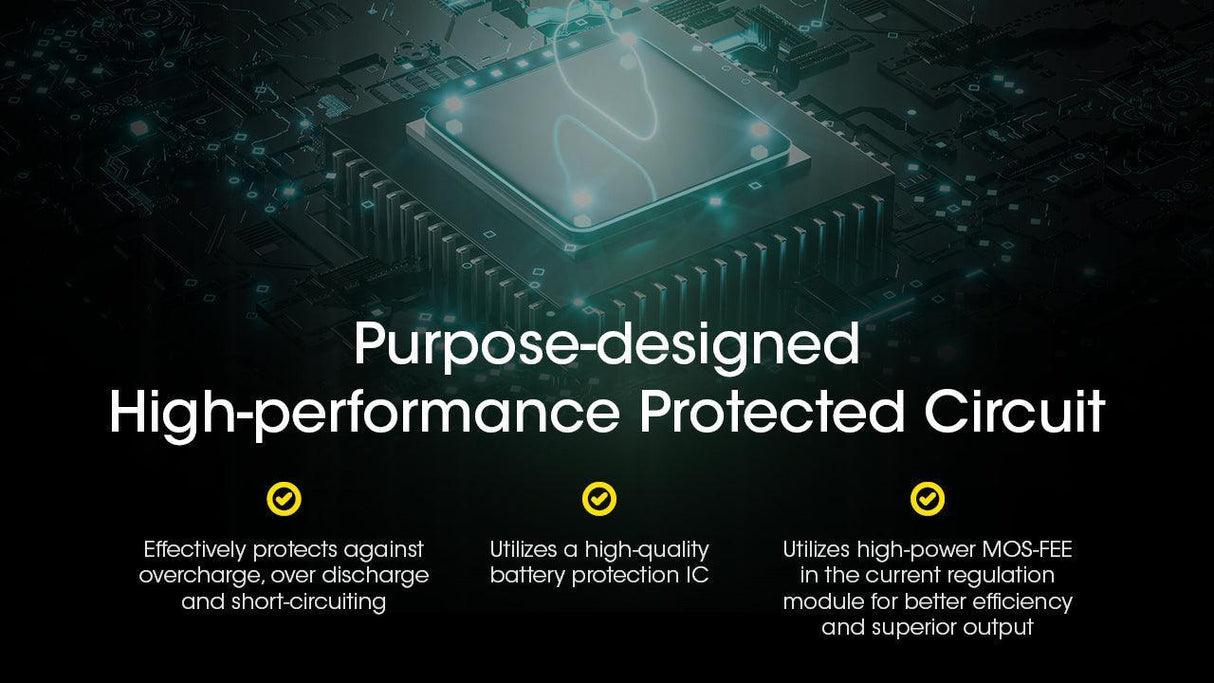 Nitecore 14500 USB-C Rechargeable 3.6 V, 1100 mAh Li-ion Protected Battery for MT1A Pro (NL1411R)