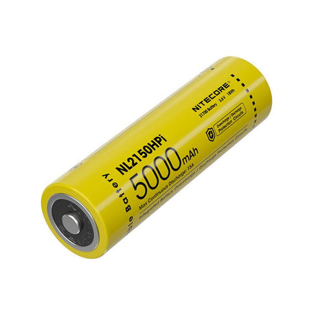 Nitecore 21700 5000 mAh 15 A High Discharge Lithium-ion Protected Battery (NL2150HPi)