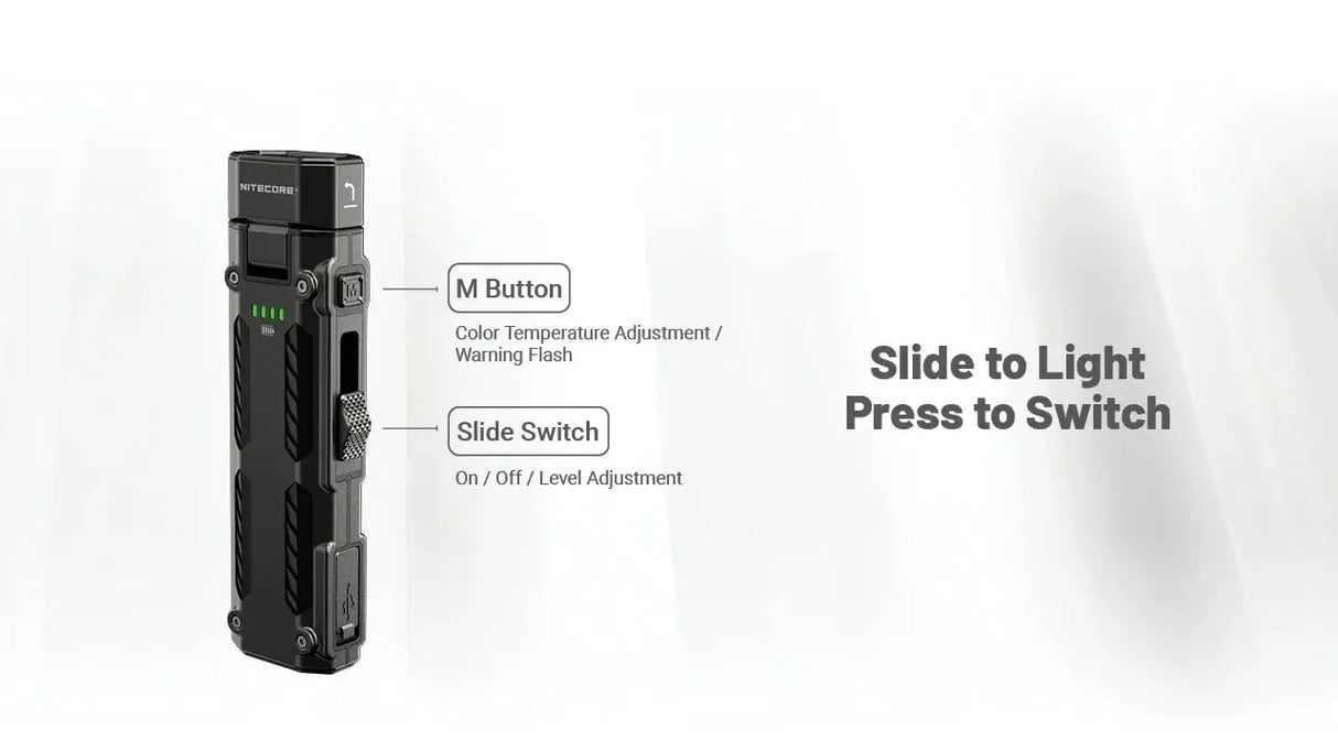 Nitecore EDC09 MCT Rechargeable LED Angle Torch