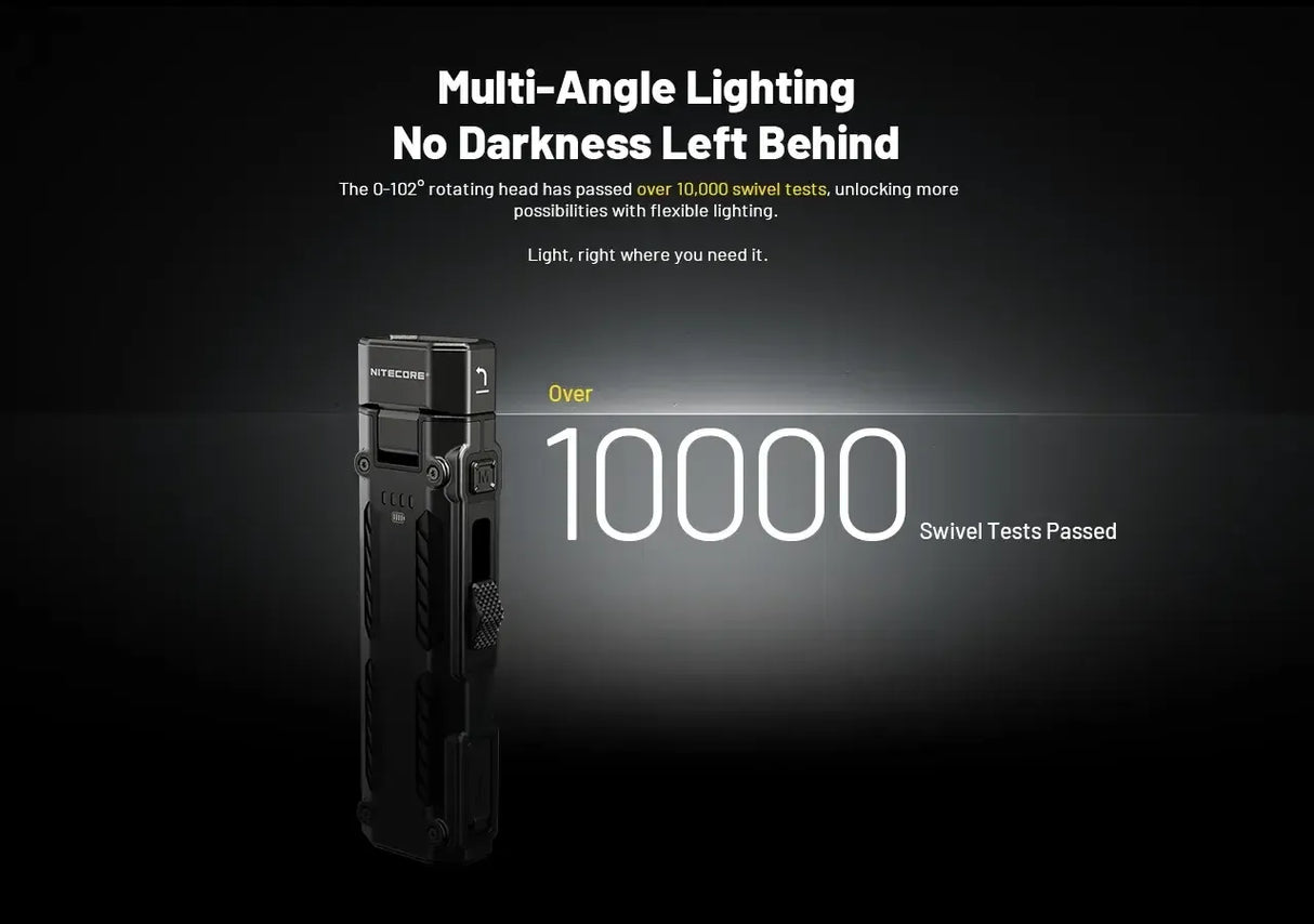 Nitecore EDC09 MCT Rechargeable LED Angle Torch