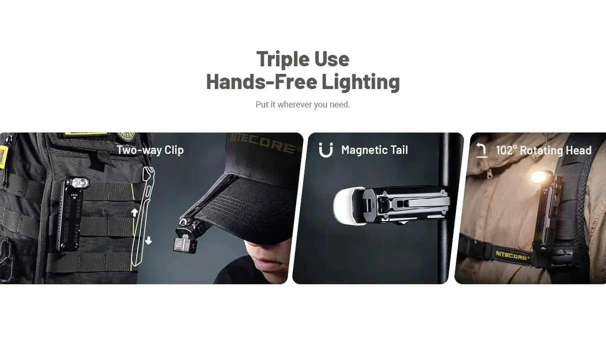 Nitecore EDC09 MCT Rechargeable LED Angle Torch