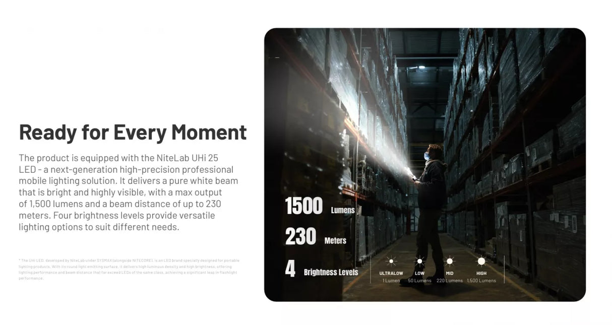 Nitecore EDC17 EU Green Laser, White & UV Slim Rechargeable LED Torch